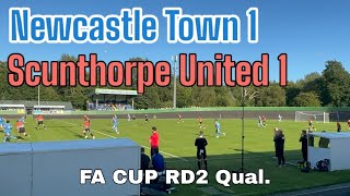 Newcastle Town 11 Scunthorpe United [upl. by Etnauj336]