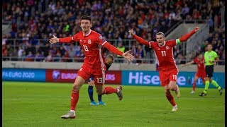 KIEFFER MOORE SCORES DEBUT GOAL FOR WALES [upl. by Reel]