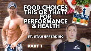 FOOD CHOICESTHIS OR THAT FOR PERFORMANCE amp HEALTH  Ft Stan Efferding  Vertical Diet  PART 1 [upl. by Norrabal]