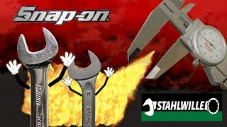 Snap on vs Stahlwille THE MIGHTY STARRETT TELLS THE TRUTH [upl. by Llertrac665]