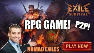 NOMAD EXILES  BAGONG SIKAT NA LARO NGAYON ISANG RPG GAME AT PWEDE SA P2P [upl. by Langbehn408]