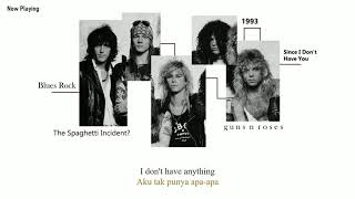 Guns N Roses  Since I Dont Have You Lyrics  Lirik Terjemahan [upl. by Violetta323]