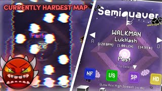 SemiQuaver  WALKMAN w very bad accu  Geometry Dash 22 [upl. by Nabois]