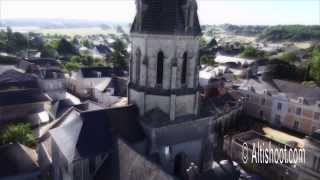 Église de St Rémy la Varenne filmée à laide dun Drone [upl. by Silvio]