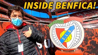 🦅 EUROPES CURSED SUPER CLUB SL Benfica Stadium Tour amp Museum Lisboa Portugal [upl. by Odnarb222]