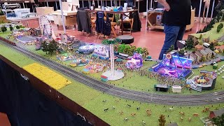 Modelbouw Kermis  Modellbau kirmes  Schaal N 1 160  Lipper modellbau tage Bad Salzuflen 2022 [upl. by Ribble958]