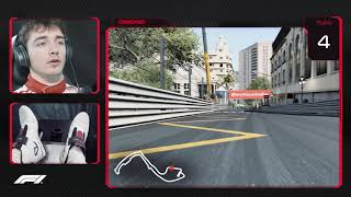 Charles Leclercs Virtual Hot Lap of Monaco  2018 Monaco Grand Prix [upl. by Arraeis]