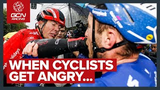 When Cyclists Get Angry  Pro Cycling’s Most Heated Moments [upl. by Sethi701]