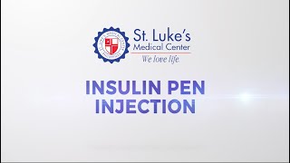 Insulin Pen Injection Tagalog version [upl. by Churchill]