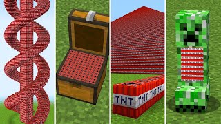 all greatest tnt experiments in one video in Minecraft [upl. by Haggar586]