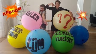 GIANT BALLOON SLIME CHALLENGE met TOBIAS  Bibi [upl. by Horn391]