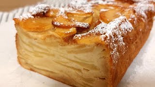 Easy quotInvisiblequot Apple Cake Recipe More Apples Than Dough 🇮🇹 Torta Invisibile di Mele [upl. by Etak]