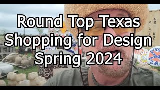 Round Top Texas shopping for antique design elements in Mission Style home [upl. by Eidur]