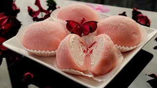 Strawberry Ice Cream Mochi  EASY Recipe [upl. by Anders]