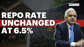 RBI Announces MPC Decision Repo Rate Unchanged At 65 [upl. by Thaxter]