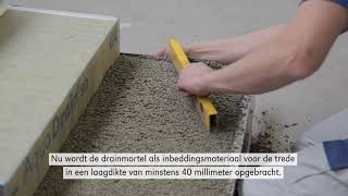 De GUTJAHRdrainage AquaDrain SD voor buitentrappen [upl. by Notla]