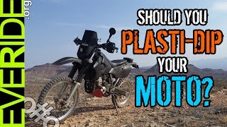 Should You PlastiDip Your Dirt BikeEnduroDual Sport Motorcycle oo [upl. by Ajssatan418]