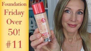 Foundation Friday Over 50  11  Rimmel Lasting Finish [upl. by Gnap]