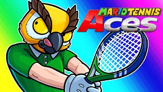 Mario Tennis Aces Funny Moments  Vanosss First Switch Game [upl. by Esirrehc307]