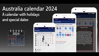 Australia calendar 2024 [upl. by Nort]