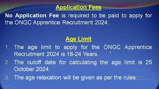 ONGC Apprentice Recruitment 2024 [upl. by Karney]