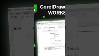 shorts CorelDraw User Interface in 60secs coreldrawtutorial hevlendordesigns [upl. by Ebbarta]