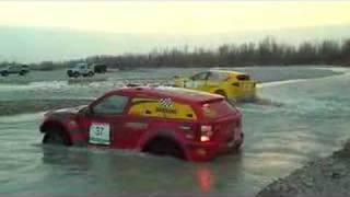 Italian Baja 2008  Latvian OS Car crossing water [upl. by Millham]