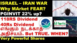 22 லாபம் PGINVIT Share  Techm share analysis  118Rs dividend Asterdm  40Rs Fortis malar share [upl. by Ielerol]