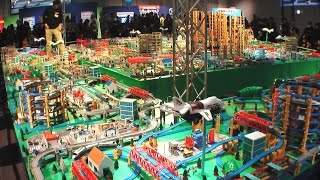 プラレール博 大阪 2015 ジオラマ 史上最大55畳分 Tomy Train Plarail Exhibition [upl. by Eicnahc750]