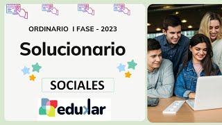 SOLUCIONARIO EXAMEN ORDINARIO UNSA I FASE 2023  SOCIALES [upl. by Oisinoid]