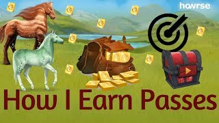 How I Earn Passes How To Howrse [upl. by Nyltiak53]