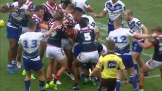 U20 Roosters Vs Bulldogs Brawl [upl. by Jaeger]