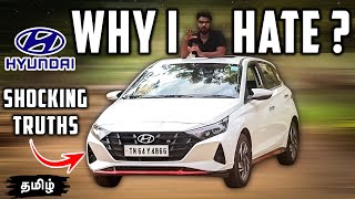 சுத்தமா புடிக்கல 🤢 5 Bad Points About I20  wheelsheals hyundaii20 i20 tamil i20asta car [upl. by Arzed]