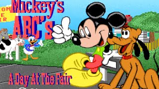 Mickeys ABCs A Day at the Fair  Learn the Alphabet with the Disneys Favorite [upl. by Yednarb96]