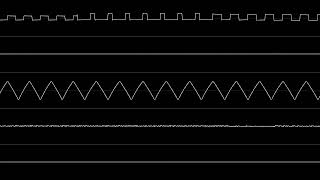 Mappy Arcade  Main Theme Kirbys Adventure style Oscilloscope View [upl. by Dhiren181]