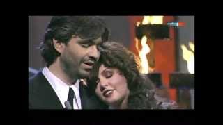 Sarah Brightman and Andrea Bocelli  POR TI VOLARE Live [upl. by Ynoep142]