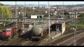 RangierbahnhofDer Ablaufberg mit Alpenblick [upl. by Kalindi353]