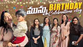 Munnu Birthday Vlog  Youtubers అందరూ కలిస్తే సందడి  Heavenly Homemade [upl. by Wenona]