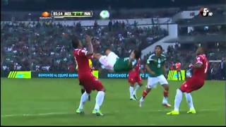 Golazazazo de RAUL JIMENEZ de CHILENA Mexico vs Panamá 21 Eliminatorias CONCACAF 2014 [upl. by Ynoffit]