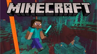 Minecraft FIRST TIME IN WARPED FOREST SCARIEST NETHER ADVENTURES [upl. by Allerym]