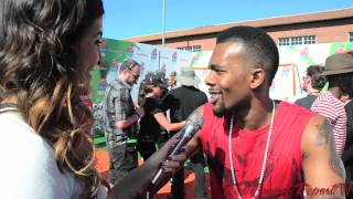 Mario Barrett at the Kids Choice Sports 2014‎ Awards KidsChoiceSports KCAOnNick [upl. by Colp]