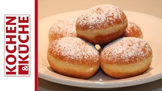 Krapfen selber machen  Backrezept von Kochen amp Küche  Das ländliche Kochmagazin [upl. by Darees]