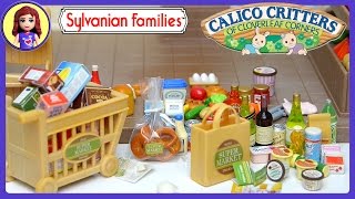 Sylvanian Families Calico Critters Supermarket Set Unboxing Review  Kids Toys [upl. by Daahsar]