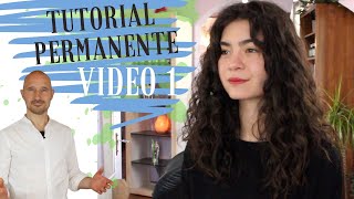 Tutorial permanente Come fare una permanente morbida anche su capelli lisci e difficili VIDEO 1 😉 [upl. by Linad313]