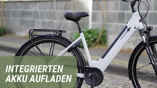 Rahmenintegrierten Akku aufladen EBike  Prophete [upl. by Lennor59]