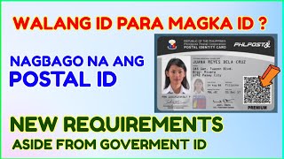 How to Get POSTAL ID w NO VALID ID Postal ID Requirements NEW [upl. by Atrim]