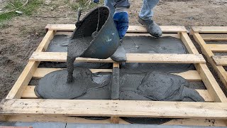 WoW  amazing ideas  Cool Green House For Your Dogs Happy  Cement And Wooden Pallet Creation [upl. by Hartzke986]