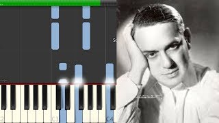 Malagueña Lecuona Piano EASY Cover Midi tutorial Sheet app Karaoke [upl. by Narra]