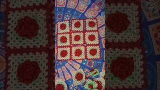 Grani square diye kushikatar golapful bag er kaj coliteche😍🥰😍❣️❤️shortvideo crochet shorts [upl. by Costello990]