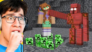 I Fooled a Girl as BLOOD GOLEM in Minecraft [upl. by Birchard]